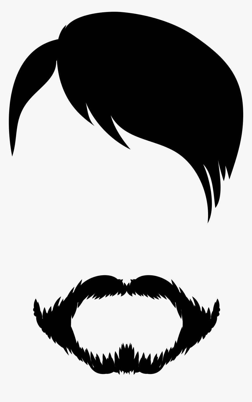 Transparent Background Beards Clipart - Male Hair Clipart, HD Png Download, Free Download