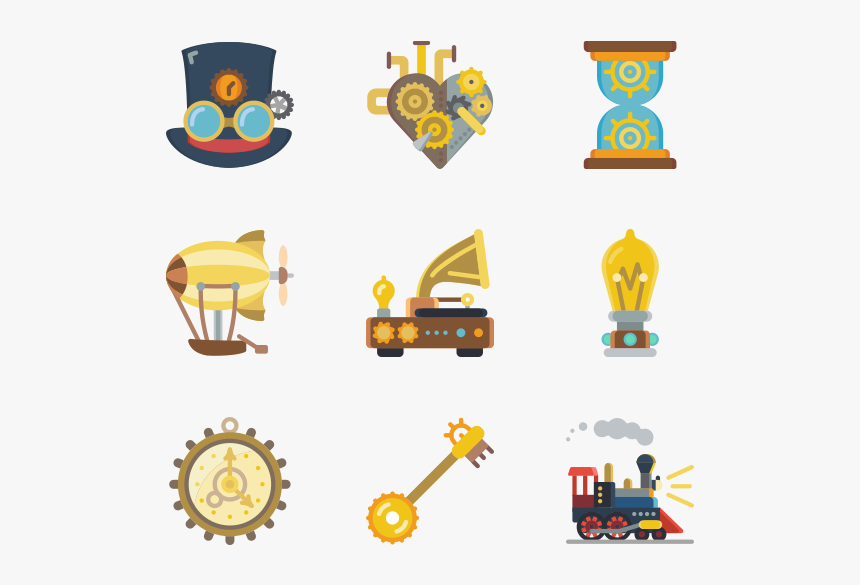 Steampunk - Steampunk Icon, HD Png Download, Free Download