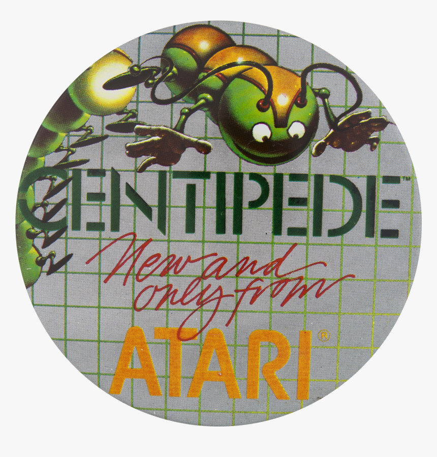 Centipede From Atari Advertising Button Museum, HD Png Download, Free Download