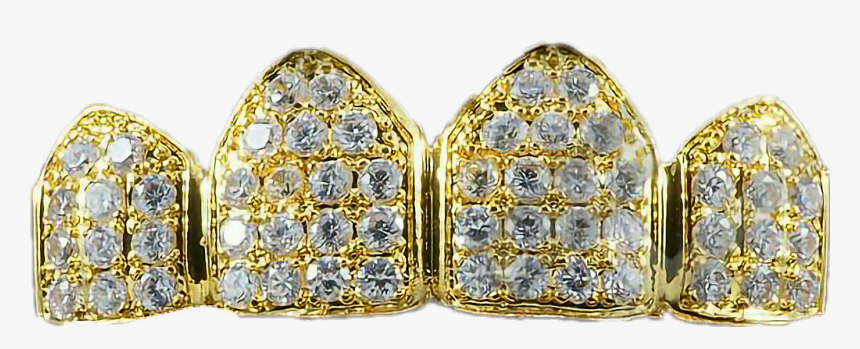 Transparent Gold Teeth Png - Transparent Background Grillz Transparent, Png Download, Free Download