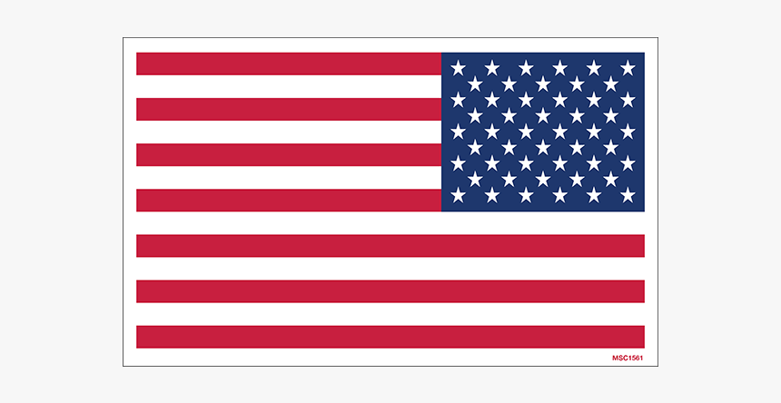 Backwards American Flag Decal - Kennedy Space Center, HD Png Download, Free Download