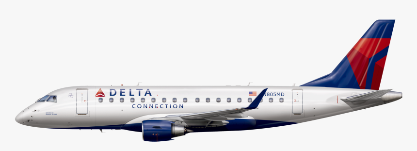 Embraer 175 Enhanced Winglets Delta, HD Png Download, Free Download