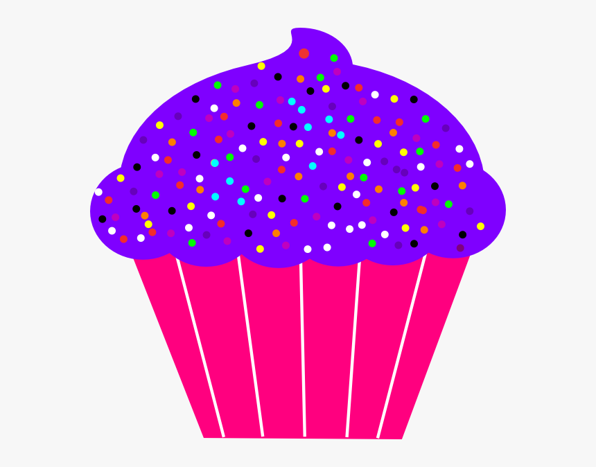 Cupcake Clip Art At Clker - Transparent Background Cupcake Clipart, HD Png Download, Free Download