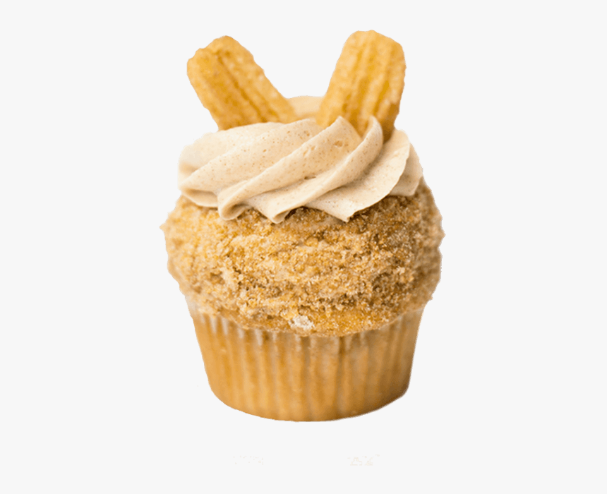 Churro Cupcake - Cupcake Churros Png, Transparent Png, Free Download