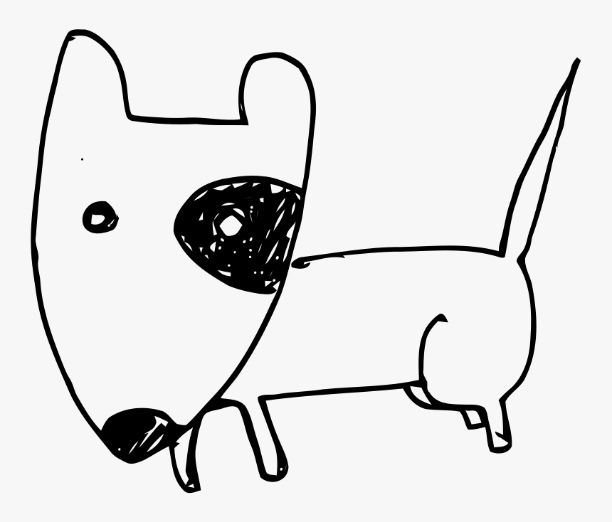 Bull Terrier - Bull Terrier Dog Cartoon, HD Png Download, Free Download