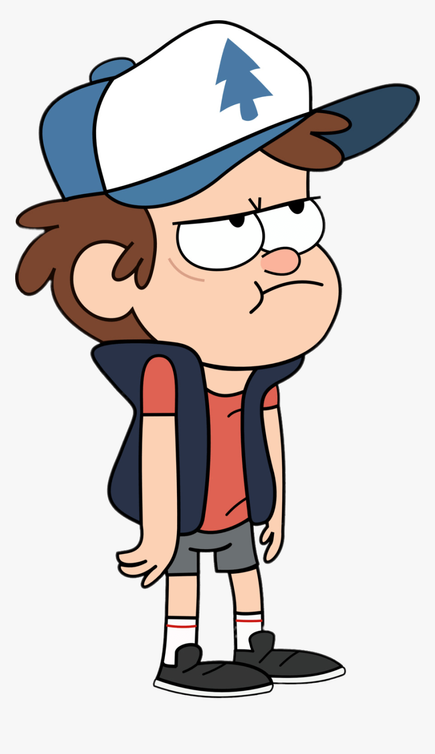 Dipper Pines Angry - Disney Gravity Falls Dipper, HD Png Download - kindpng