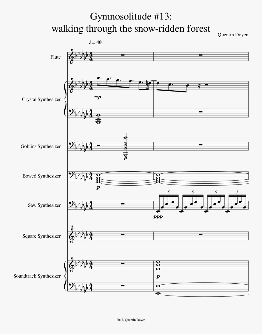 Piano Sonatina In A Op 41 No 12 可 打印, HD Png Download, Free Download