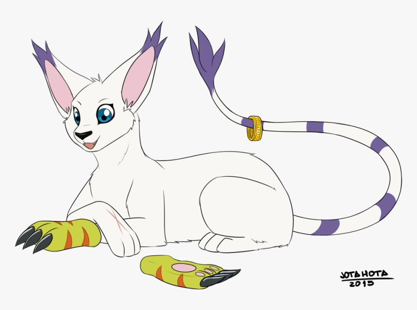 Gatomon"s Scar - Gatomon Scars, HD Png Download, Free Download