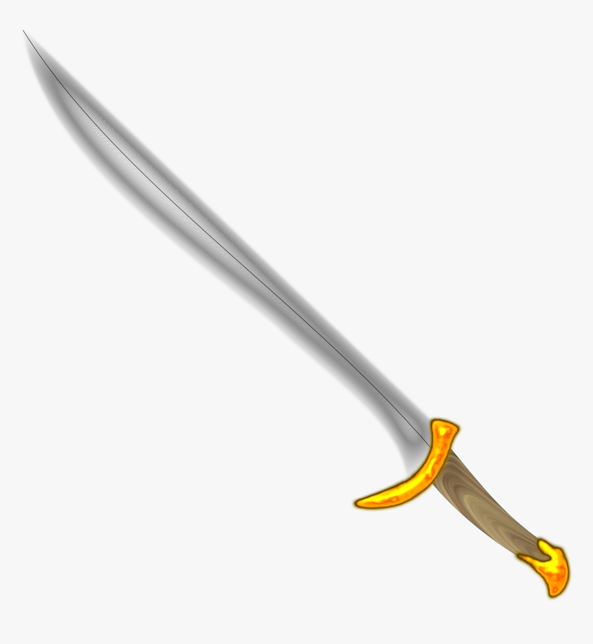 Clipart Sword Sabre - Elven Sword No Background, HD Png Download, Free Download