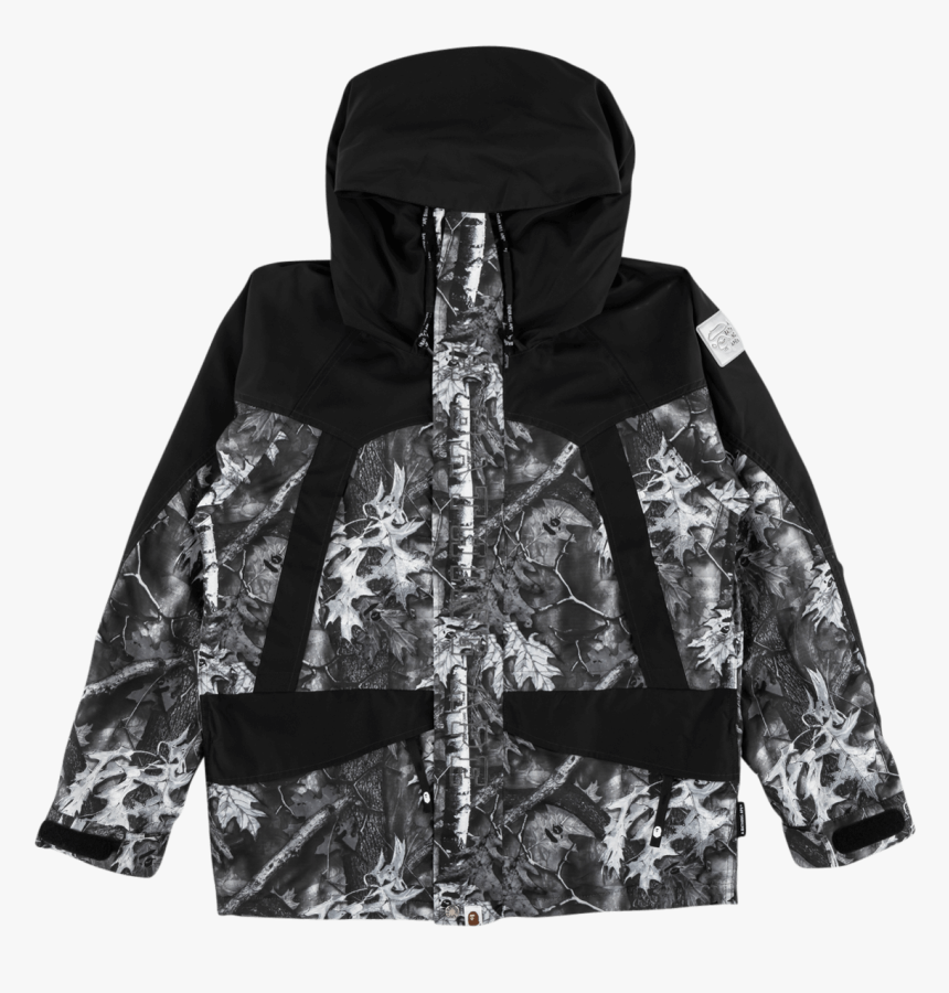 Bape Forest Camo Snow Board Jacket - Hoodie, HD Png Download - kindpng