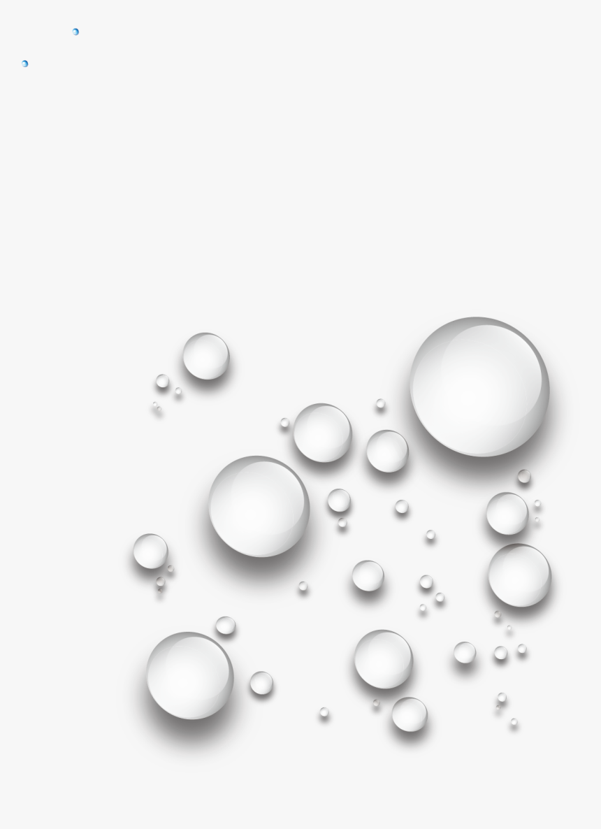 Transparent Water Droplets Clipart Black And White - Transparent Water Drops Background, HD Png Download, Free Download