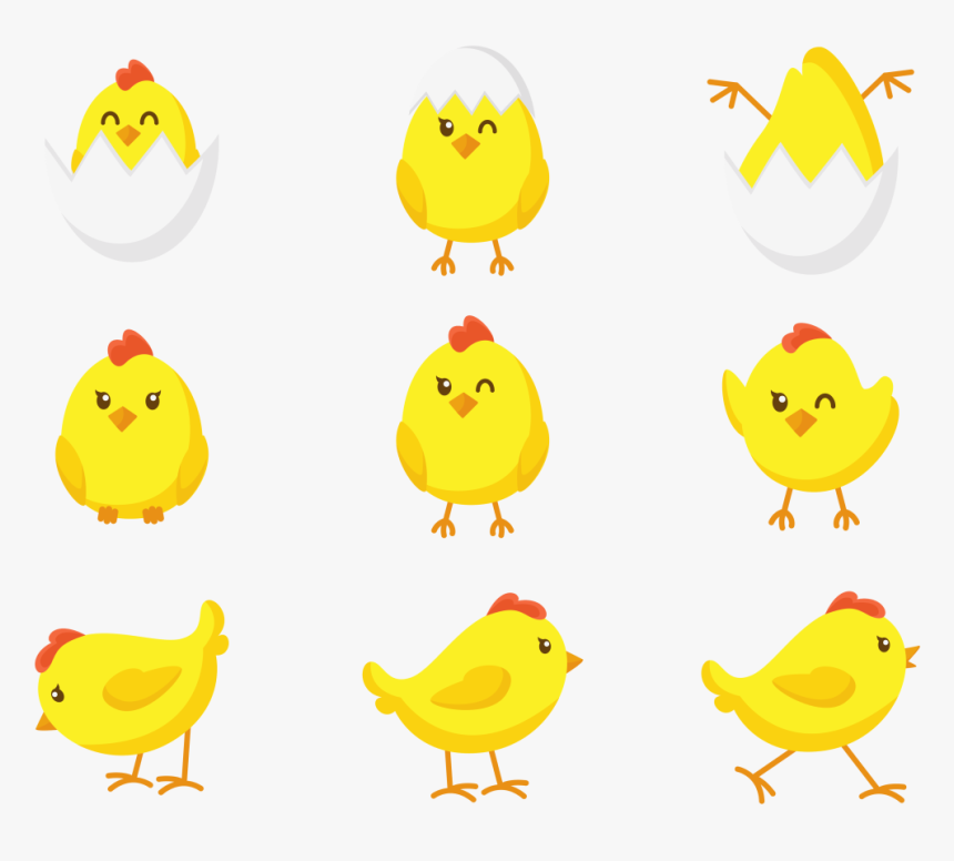 Download Easter Chick Cute Icons - Baby Chicken Vector Png ...