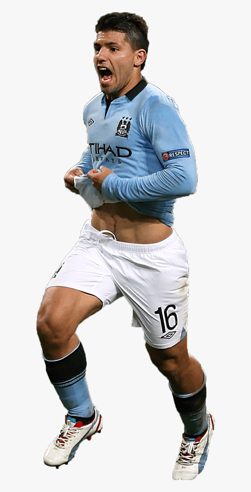 Sergio Agüero Holding Shirt - Sergio Agüero Manchester City Png, Transparent Png, Free Download