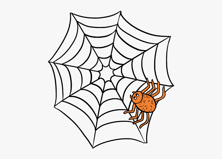 halloween spider drawing