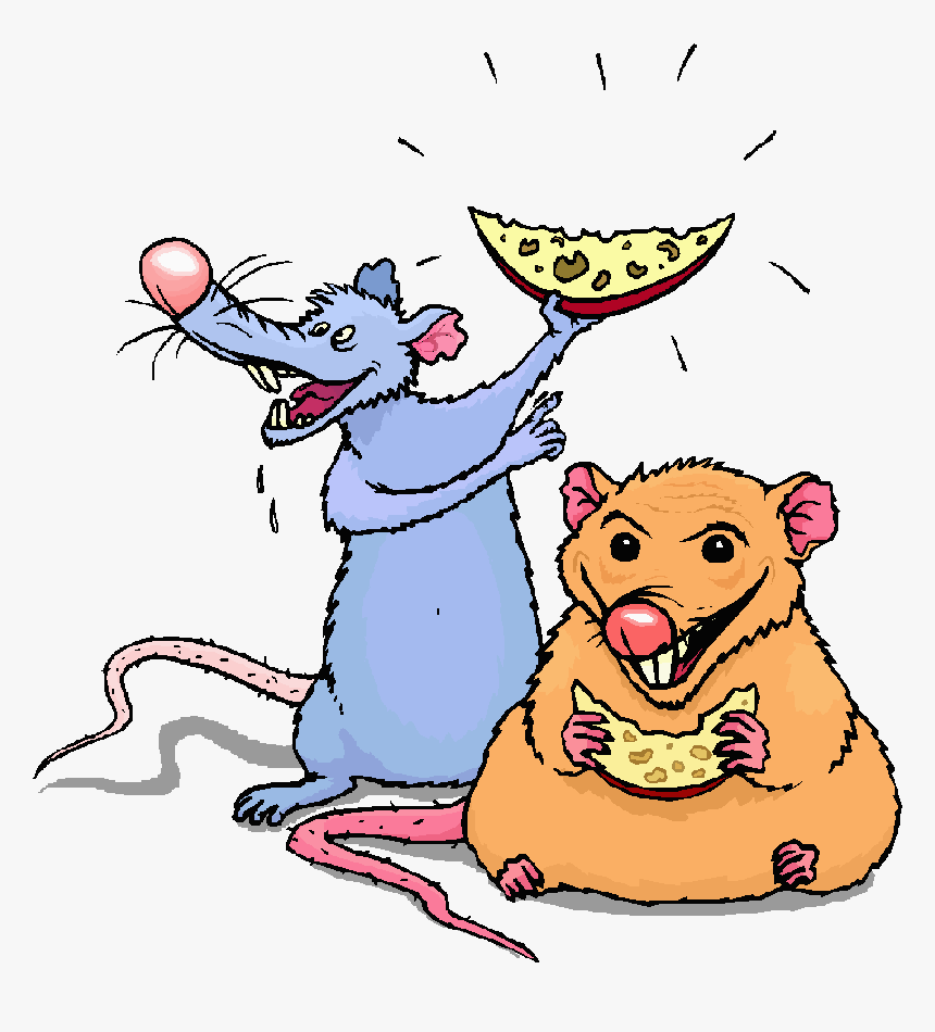 2 Rat Cartoon Clipart Brown Rat Clip Art - Clip Art, HD Png Download, Free Download