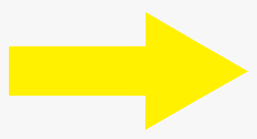 Yellow Arrow Right Wikimedia Commons - Arrow Point To Right, HD Png Download, Free Download