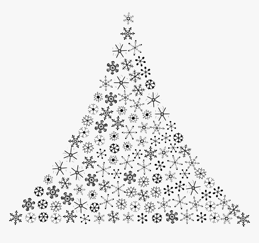 Christmas Tree Clipart Stock Illustration - White Christmas Tree .png, Transparent Png, Free Download