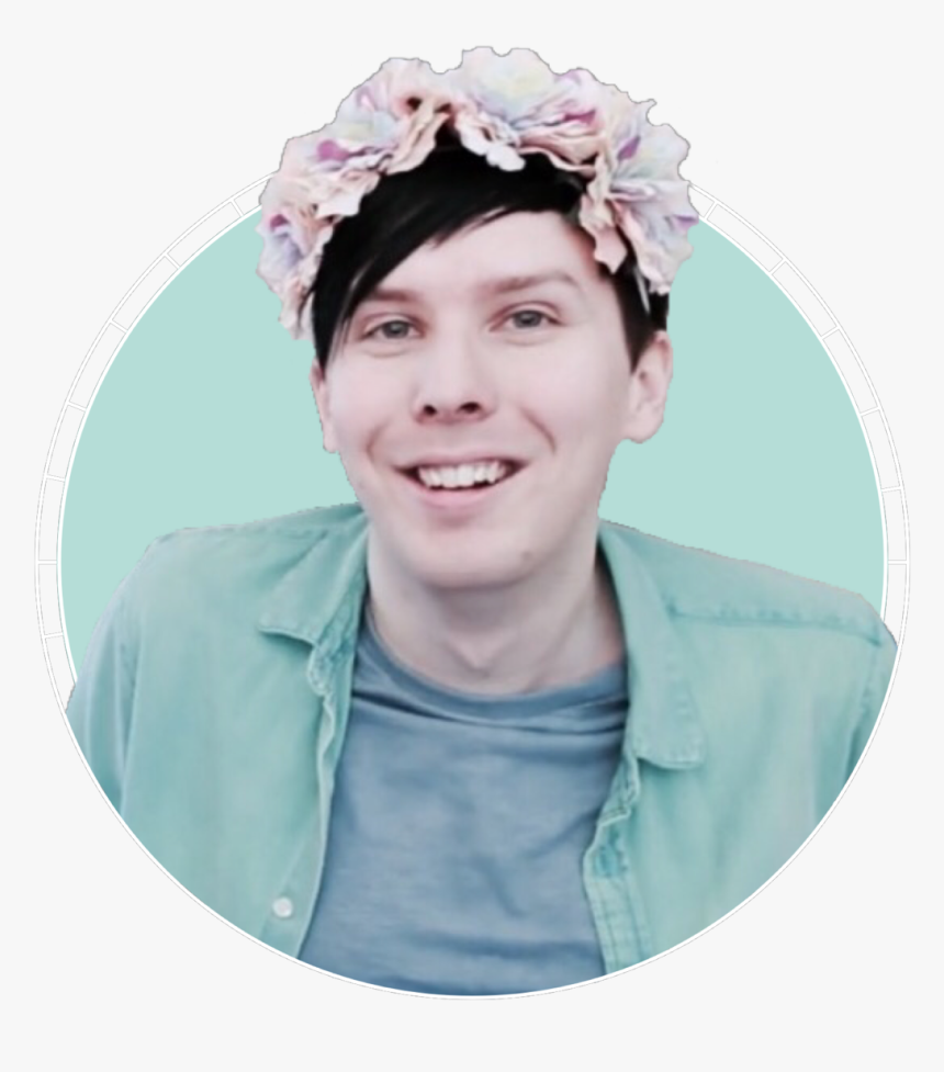 Amazingphil Transparent Icon Graphic Library Download - Phil Lester Pastel Blue, HD Png Download, Free Download