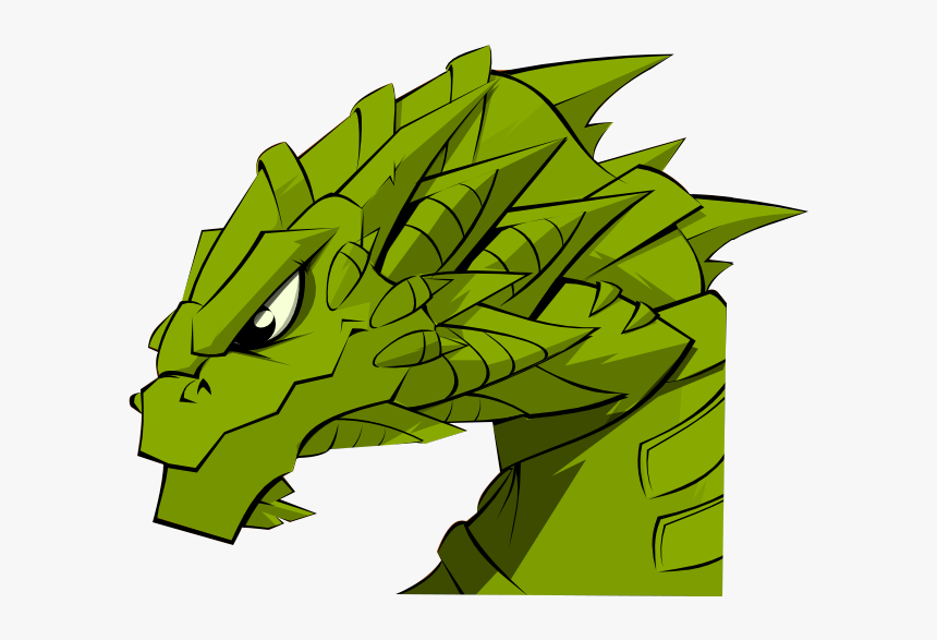 Transparent Toothless Png - Green Dragon Head Clipart, Png Download, Free Download