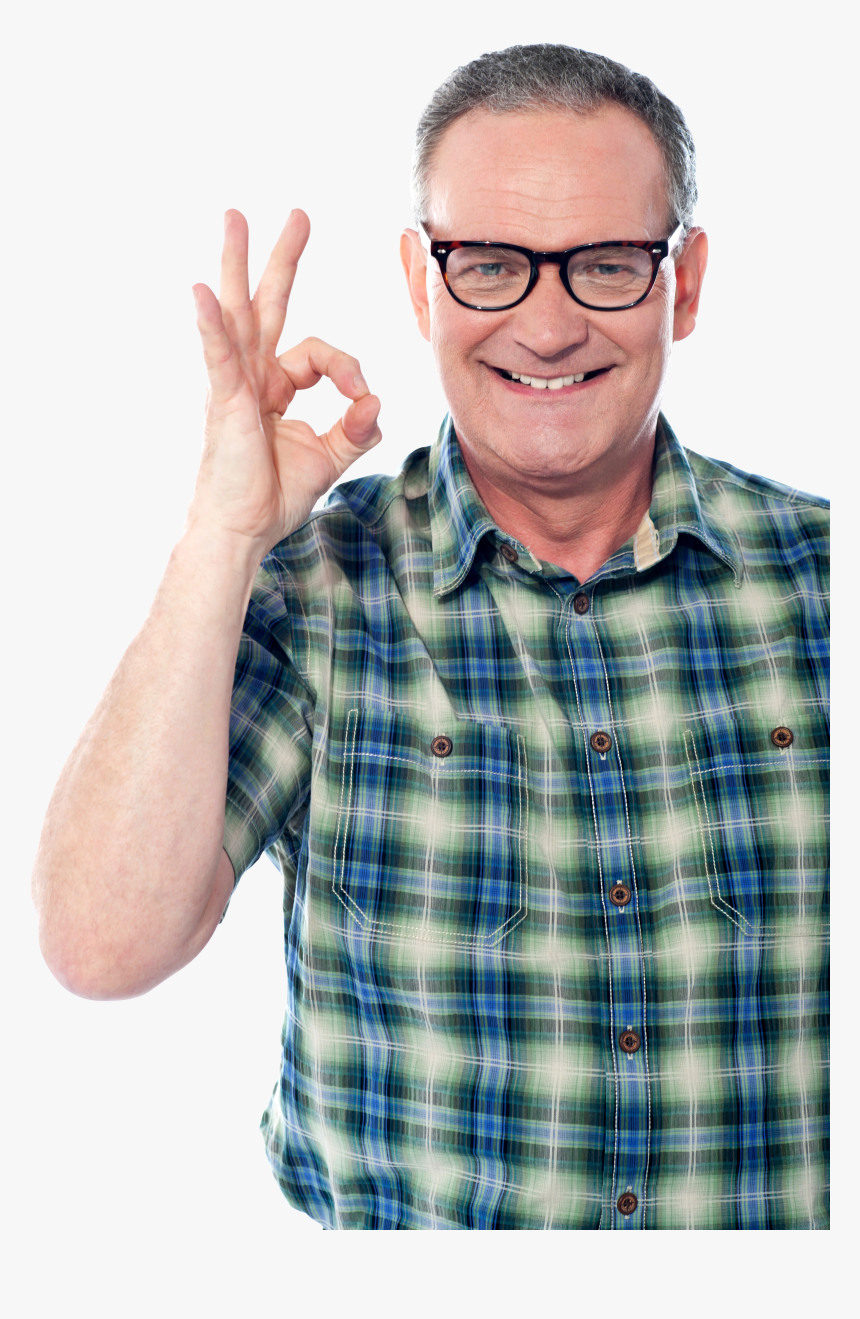 Men Pointing Perfect Symbol Png Image, Transparent Png, Free Download