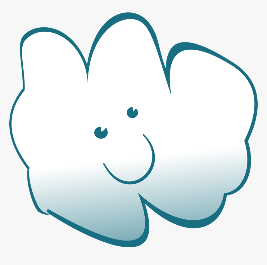 Cloud Nature Vector Free Picture - Cartoon, HD Png Download, Free Download