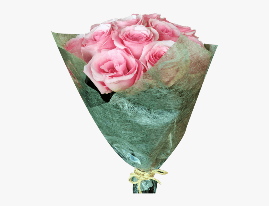 Diy 12 Light Pink Roses Bouquet Magnaflor - Garden Roses, HD Png Download, Free Download