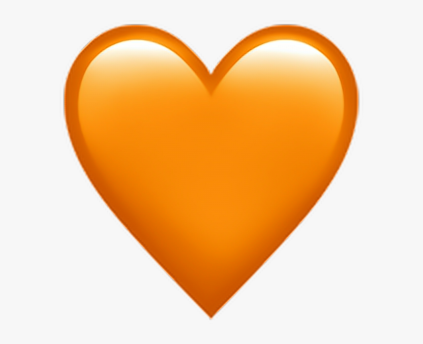 Orange Heart Emoji Meaning From A Guy The Color Orange Is Associated 