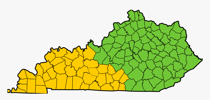 Map Of Kentucky Counties - Taylor County Kentucky, HD Png Download, Free Download