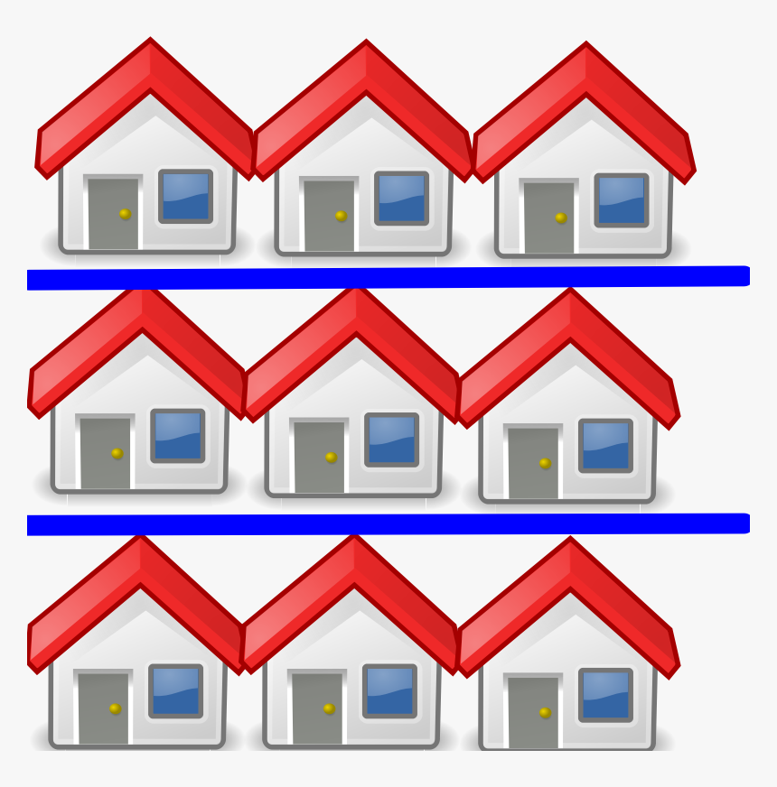 9 Houses - Houses .png, Transparent Png, Free Download