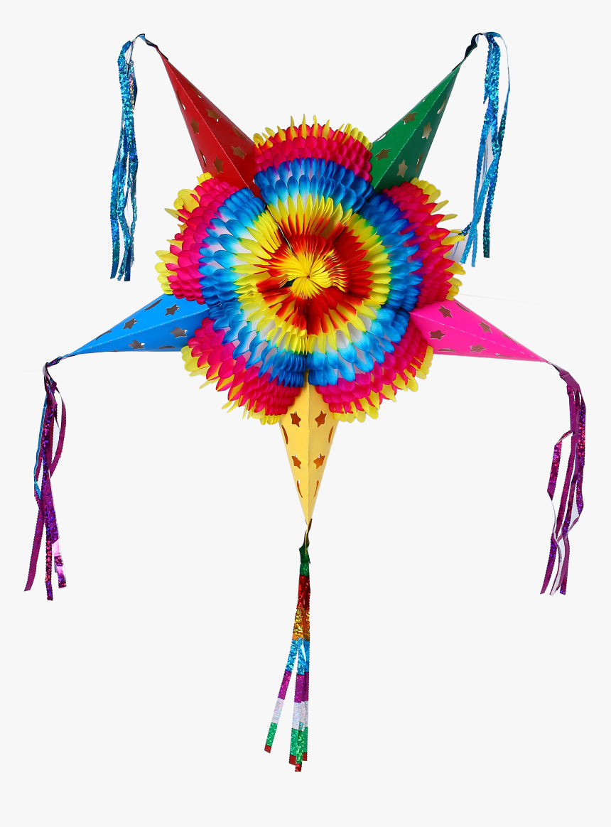 Colorful Star Mexican Piñata Foldable Cardboard Party, HD Png Download, Free Download