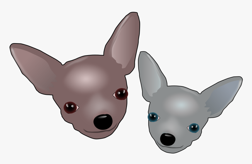 Two Chihuahuas Clipart, HD Png Download, Free Download