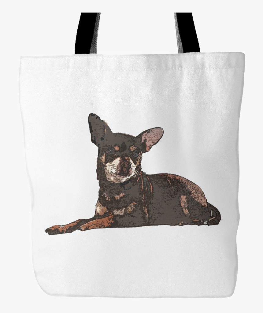 Chihuahua Dog Tote Bags, HD Png Download - kindpng