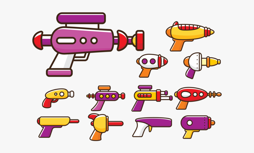 Laser Gun Cartoon, HD Png Download, Free Download