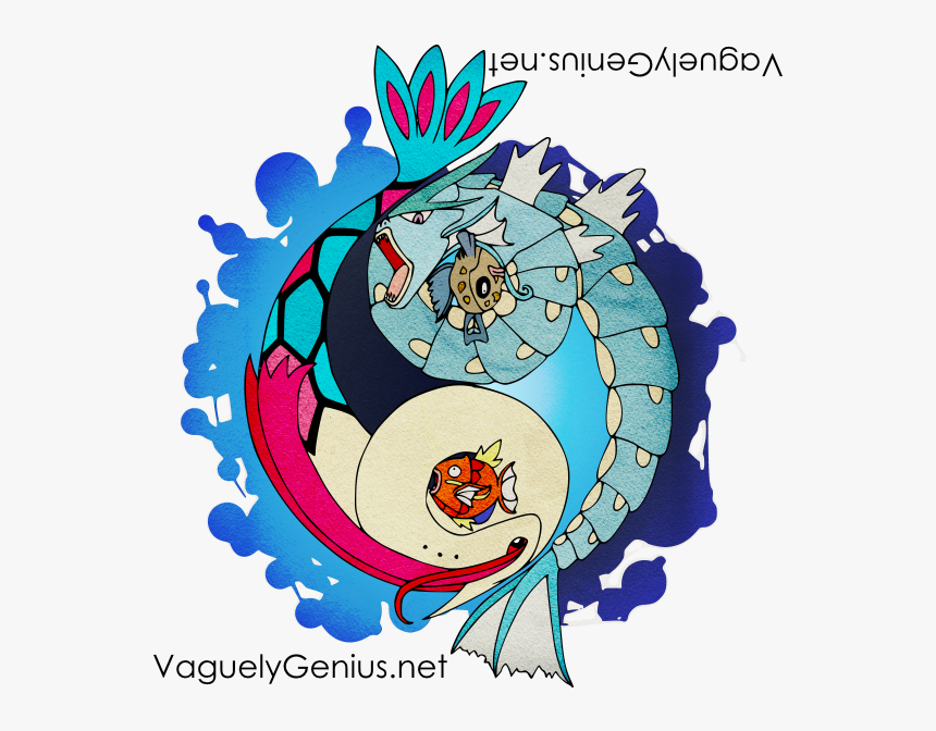 Svg Free Stock Aquatic Yin Yang Milotic And By Vaguelygenius Hd Png Download Kindpng