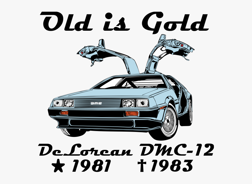 Delorean Dmc-12 "back To The Future, HD Png Download, Free Download