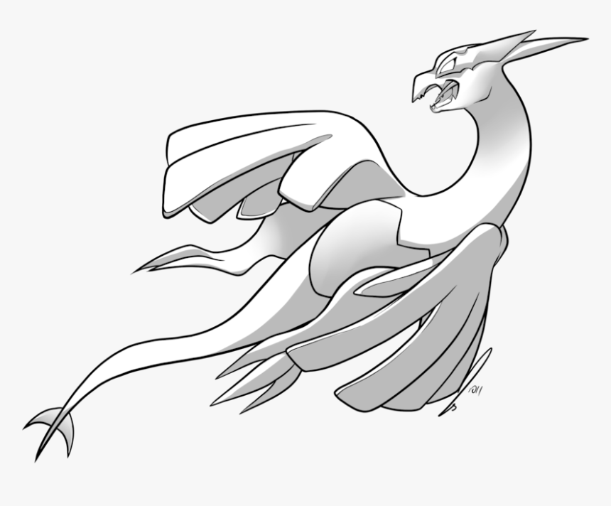 Shadow Lugia Base By Jaclynonacloudlines, HD Png Download, Free Download