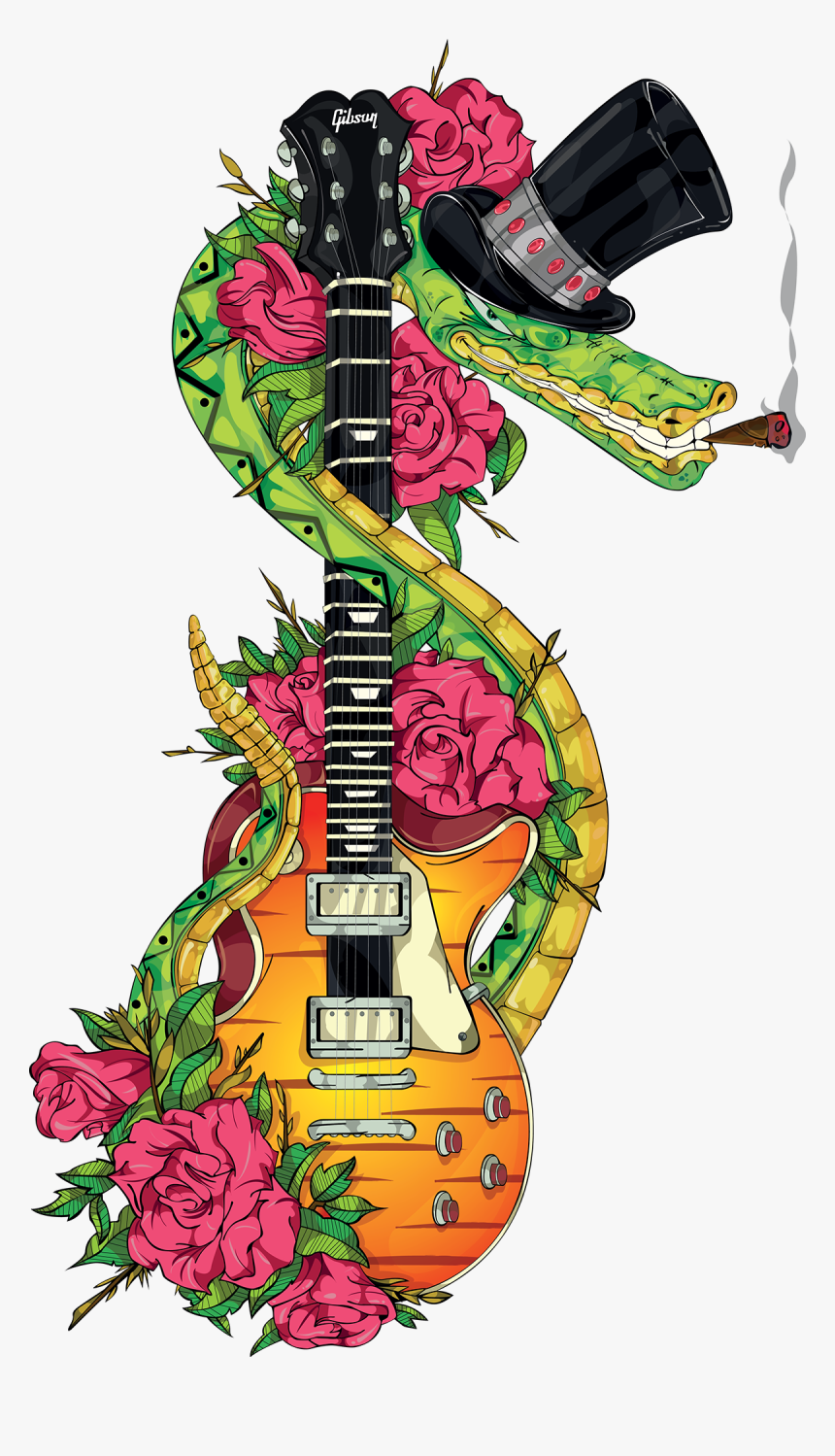Rock n roll, guitar, koncert, guitarist, tattoo idea | TattoosAI