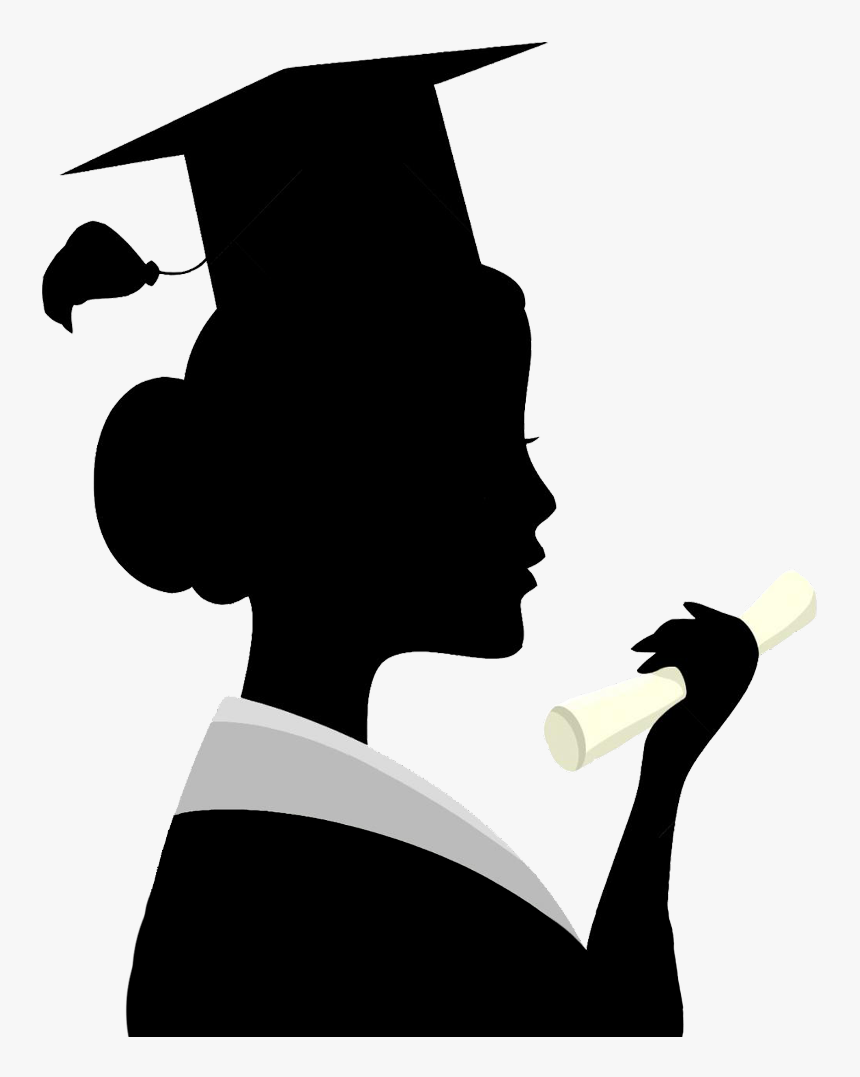 Transparent Graduation Silhouette Png, Png Download, Free Download