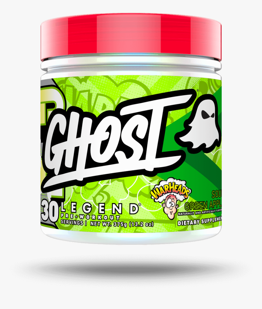 Ghost Legend X Warheads Sour Green Apple Pre Workout, HD Png Download, Free Download