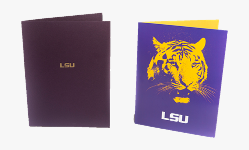 Lsu Pocket Folder Choice Of Corporate Purple With Lsu, HD Png Download, Free Download