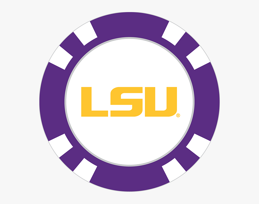 Lsu Tigers Poker Chip Ball Marker, HD Png Download, Free Download