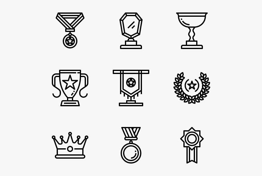 Trophy Vector Lineart, HD Png Download, Free Download