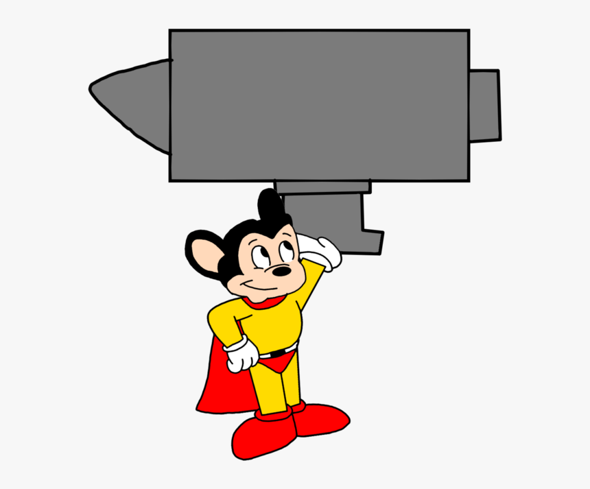 Mighty Mouse Carrying A Anvil By Marcospower1996, HD Png Download, Free Download