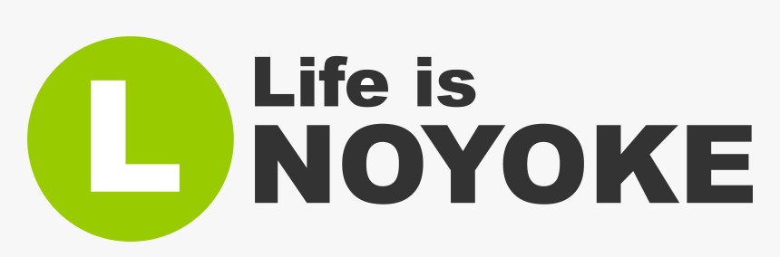Life Is Noyoke Logo With L Green Circle, HD Png Download, Free Download