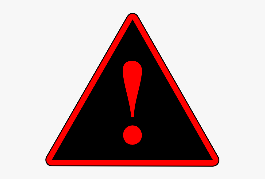 Red Black Red Warning 1 Svg Clip Arts, HD Png Download, Free Download