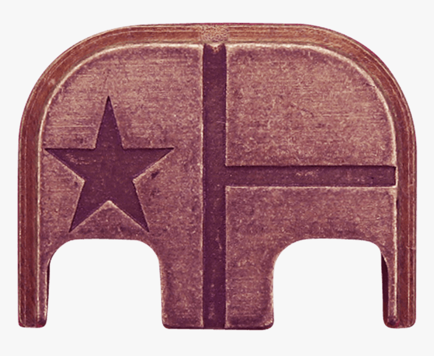 Texas Flag Copper Rugged Finish Back Plate, HD Png Download, Free Download