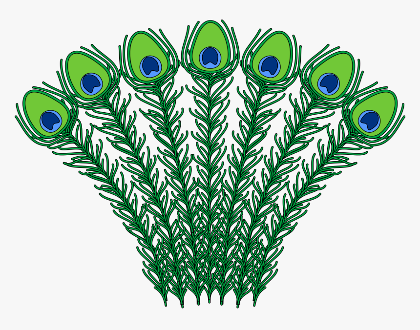 Heraldic Peacock Feathers, HD Png Download, Free Download