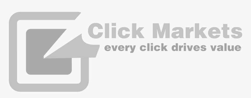 Click Markets Logo Png B&w, Transparent Png, Free Download