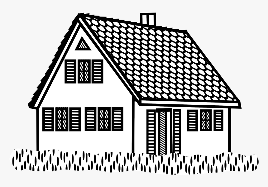 House - Lineart, HD Png Download, Free Download