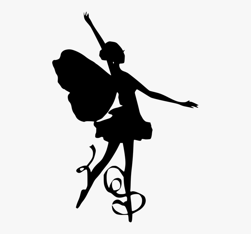 Silhouette, Ballet, Dancing, Wings, Butterfly, Jumping, HD Png Download, Free Download